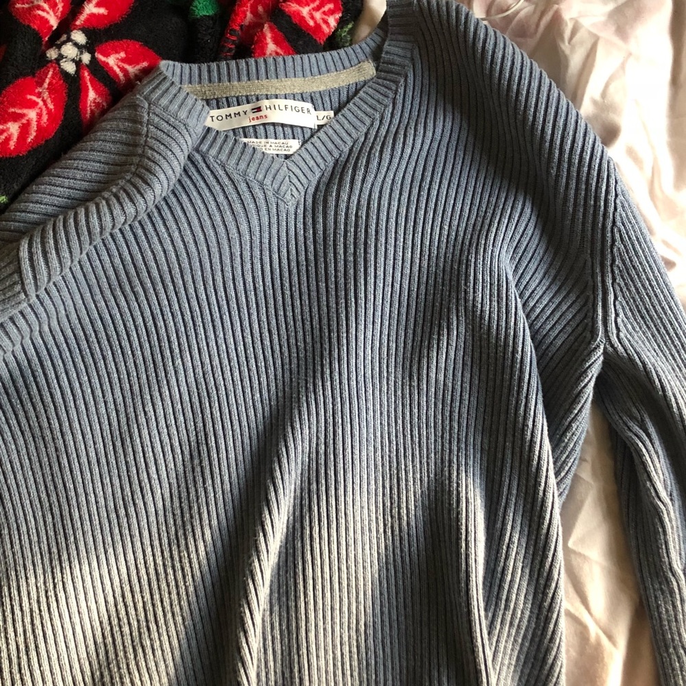 Ribbed Tommy Hilfiger Sweater